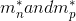 m_{n}^{*} and m_{p}^{*}