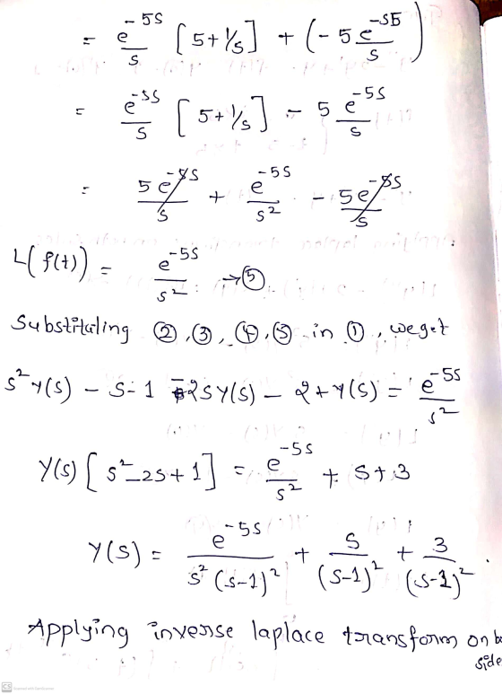 -55 - 55 ୧ s -5S 11 eiss 5 e ( 5+Ys] + (-56 [5+s] sef sepas S S - 55 s2 ale ripity 47(4)) -58 e alo Substitaling 26 ③.0.0 in