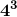 \mathbf{4^3}