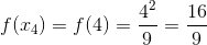 16 f(14) = f(4) 9 9