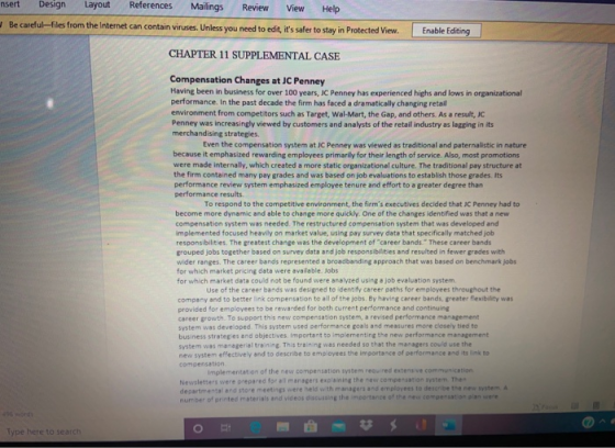 msert Design Layout References Mailings Review View Help Be careful-files from the Internet can contain viruses. Unless you n
