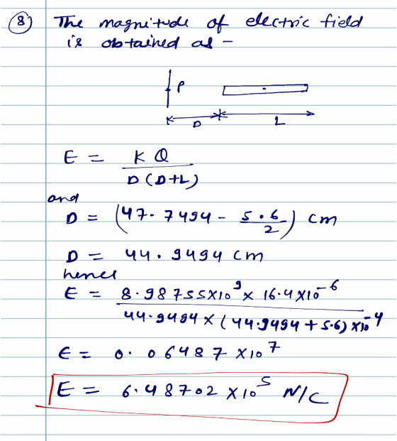 Tu magnit of electric field L i