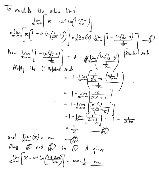 To evaluate the below limit 1640 + 22 22 26 olen parle - 2013 *)] die es in. (1- Nw [-) --- el punt my Elroduct rule Xyoo 1.