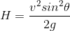 v sine H= 1 29