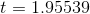 t = 1.95539