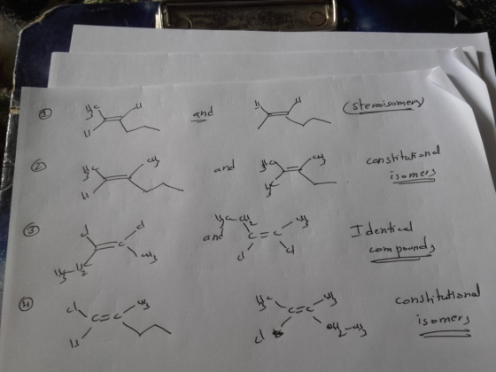 (stereoisomery and constitutional and isomers and comp constitutional C=c-W لاه بل isomer, clt