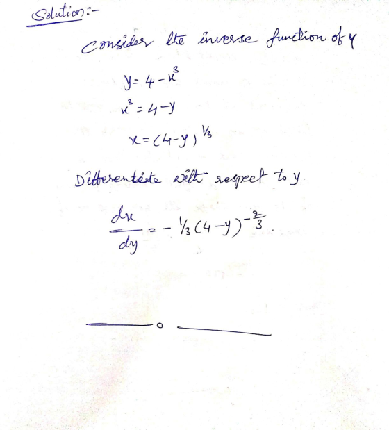 Salution 3 y-4- dy