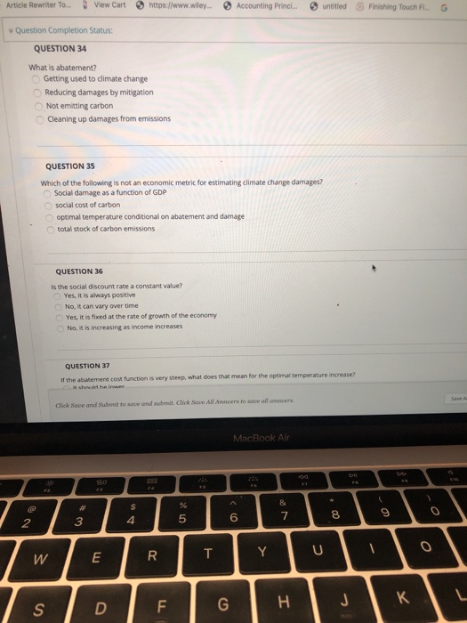 https://www.wiley Accounting Princh e d Fishing Touch Question Completion Status QUESTION 34 What is abatement? Getting used