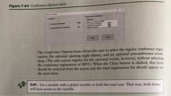 Figure 7-64 Conference Options form Pendence Workshops Cordero Sale One E-commerce The Free Web ed Band M The Conference Opti