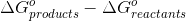 AG products – AG reactants