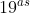 19^{as}