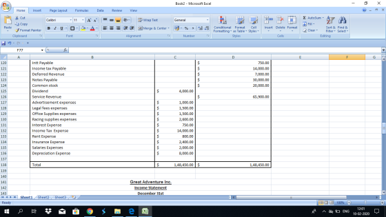 Book2 - Microsoft Excel - X Home Insert Page Layout Formulas Data Review View ♡ General 1 - Wrap Text Merge & Center 1 - 3 Au
