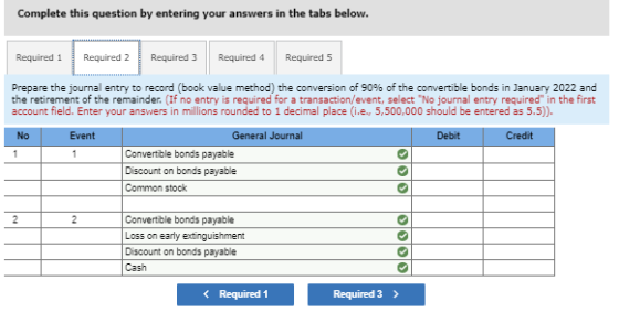 Complete this question by entering your answers in the tabs below. Required 1 Required 2 Required 3 Required 4 Required 5 Pre