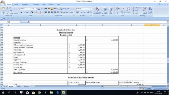 Book2 - Microsoft Excel - X Home Insert Page Layout Formulas Data Review View * Cut En Copy ♡ General - Wrap Text Merge & Cen