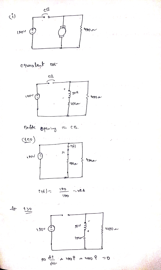CB cil room 3 40or Laov C to - 120V equivalent au- 3 gol 1201 Z uvoa to 0 svoor opening the CB.. Beffe Cleo) sinoer ş yoon tv