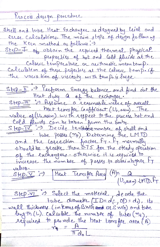 Shul ond tube Heat, ex chong L .ld dug ne」by taial ond .. the Rein method-es belewe: 一.the vau a lim of, veresik with tomp, g lage. Heatd the exchan -. Step-TL-on るhould be a.eak. Tho n 75 the steady opeial.on value ( O asR)·LMD.斤 mg nt TI cl
