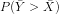 P(\bar{Y}>\bar{X})
