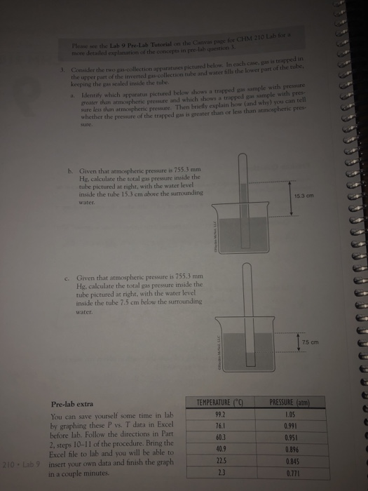 the Lab 9 Pre-Lab Tutorial on the c ase for CHM 10 more detailed explanation of the concepts in pre-lah guests the two -colle