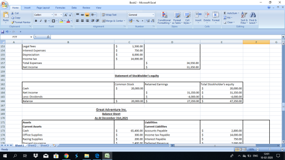 Book2 - Microsoft Excel - X Home Insert Page Layout Formulas Data Review View ♡ General 1 - Wrap Text Merge & Center 1 - 3 Au