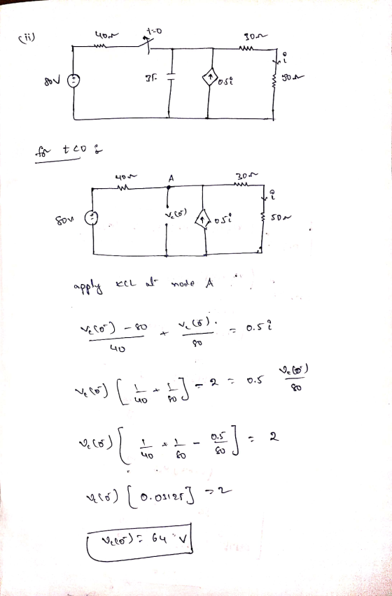 your 30.0 24 350. Ons JE for tco a 40 А 30. fou Velos apply cel al node A . Veco) - 0.52 Verow) - 80 40 ] Coon Cosa so ao - [