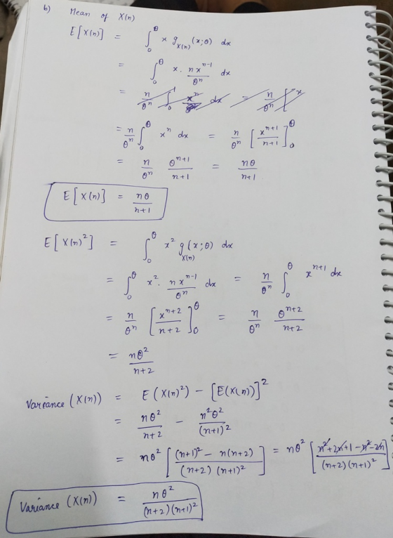 X (n) htl Y(n) mt 2 nt2 Jo E ( x(m) = var tance (K(7)) nt 2 (mr2) (n+) Wuane