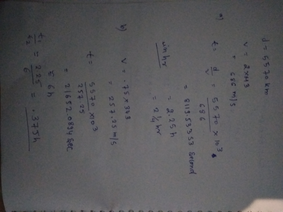 d .) 5520 km 8-13. S3 3 S3 Sedmnd as 4.25 m/s -3tTh
