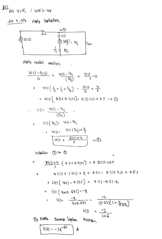 6. 2ilS) CS pply Nodal aly NCJ) 6 )Vts) 100) @.67え1+ว่าป j(D- 4+04M S+6 -6t