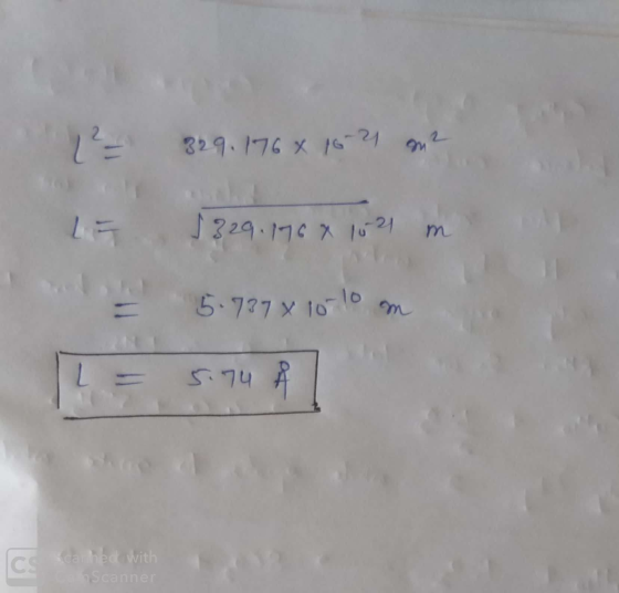 329.1768 16-21 1= 1329,196 % 1021 m 5.797x10-10 5.74 Å 11 = cccarthed with Scanner