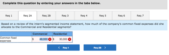 Complete this question by entering your answers in the tabs below. Req 1 Req 2A Req 2B Req3 Reg4 Reg 5 Req 5 Req 6 Req 6 Req