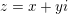c=x +yi