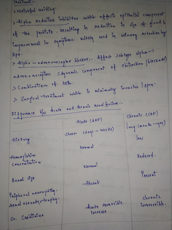 Theatment: > Watekful waiting s Alpha reduitare inhibitor which affects epithelial component of the prostate, resulting in re