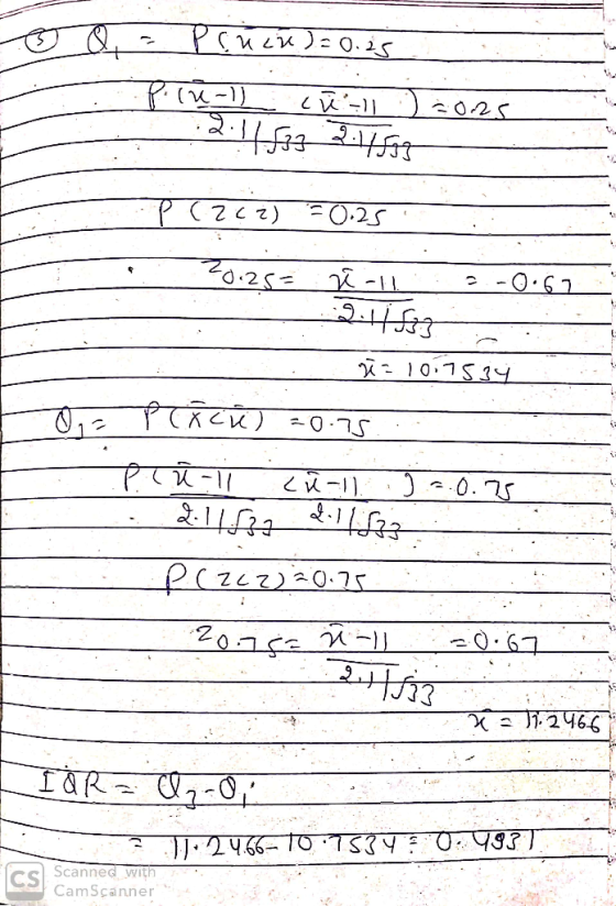 o Q = Prucu ) = 0.25 Poru-l cual 2.11 833 2.14585 ons > . p(262) = 0.25 - 20.253 zê- l .-0.67 - 1543 3:10.7534 Foz práci) =0.