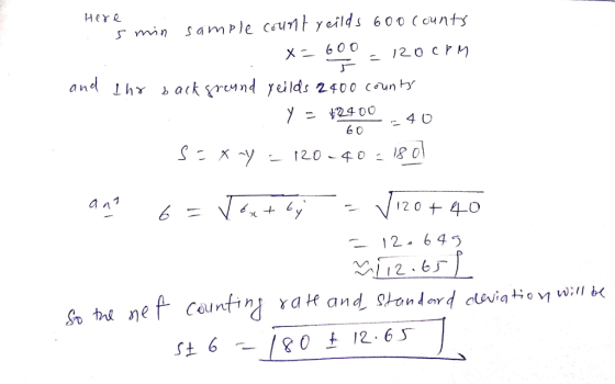 Here min sa m ple count yeilds 600 unty 12 0 t 40 -12. 64. St 6 180 ± 12.65
