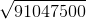 \sqrt{91047500}