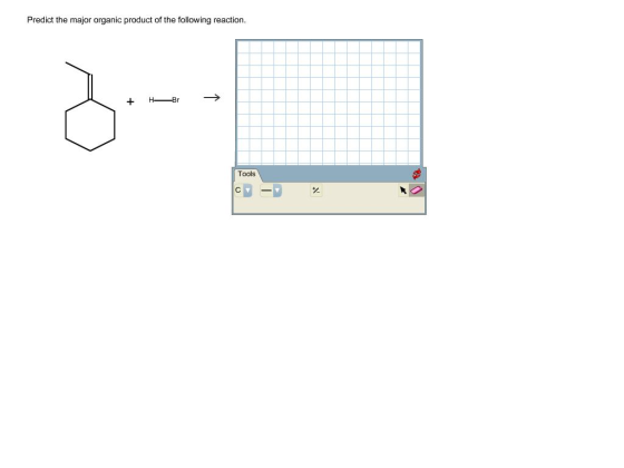 Predict the major organic product of the following