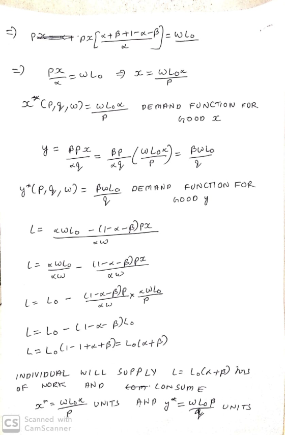 =) p*=***[598*1*+P]=who =) P& -wlo 9 = WLOR *c* CP,9,6)= WLOR DEMAND FUNCTION FOR -WLO د همانا = ر . Whoa DEMAND FUNCTION FOR