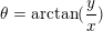 A = arctan