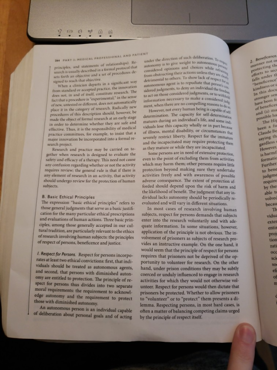 principles, and statements of relationships). Re- under the direction of such deliberati search is usually described in a for