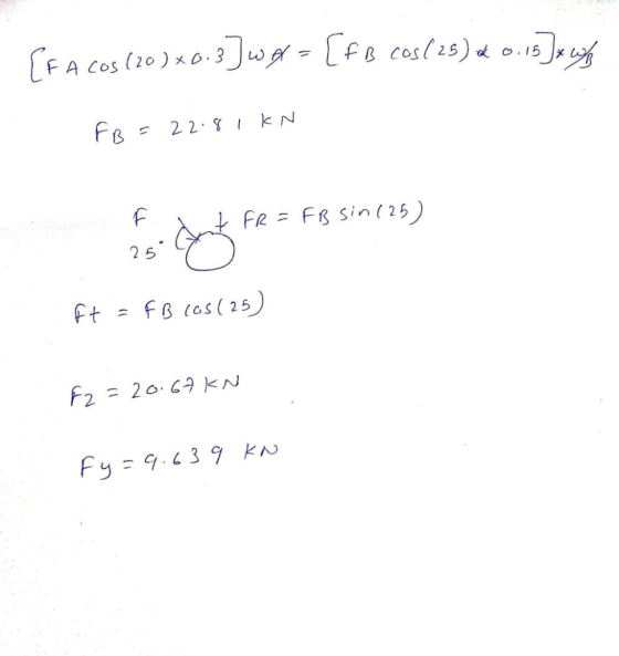 20 ) XO. 2 5 Ft = fB (OS ( 25
