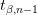 t_{\beta,n-1}