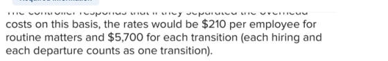 TITLURILIITRITUMUrruu LIIULILITY y Jepuruluu II vvrricuu costs on this basis, the rates would be $210 per employee for routin