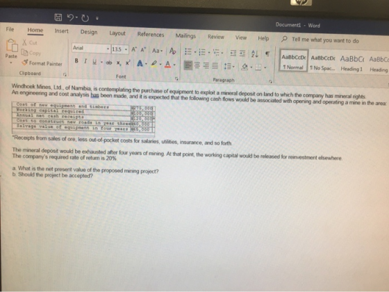 Documenti Word Review Tell me what you want to do 60: File Home Insert Design g X cut Arial Paste Copy 3 Format Painter BIU C