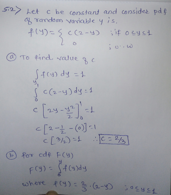 52 Let c be constant and consides pd f To find value 6 с[2-1-@fl Cl 3
