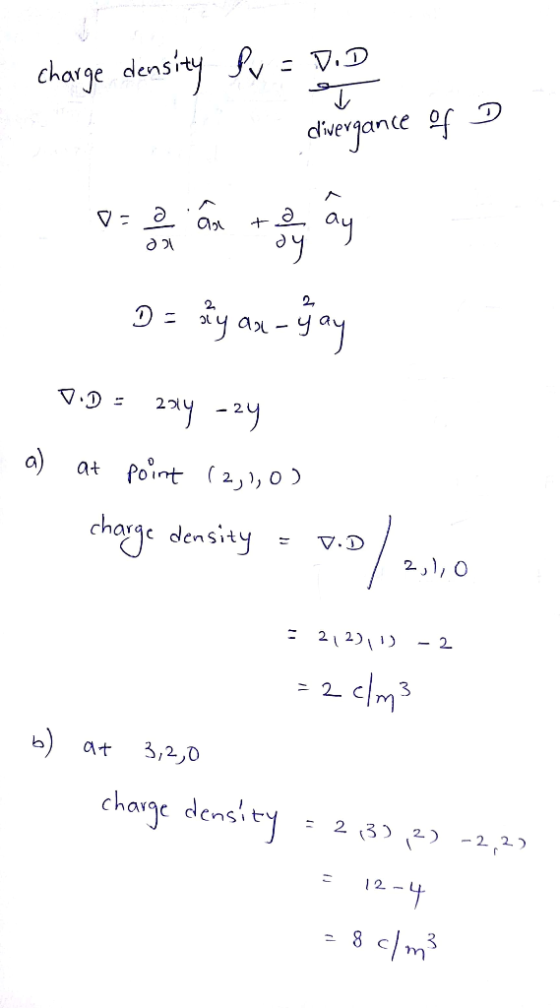 charge density K, o y 2 ot a at Poit (2,, o > charjc density - v.D 2122 bat20 12-