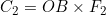 \small C_2 = OB \times F_2
