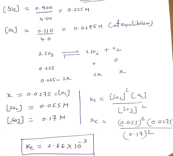 (క O.225 M 400 Catequilihiem Cor] o.O 27S M O.11O 2 So 2 S03 O 225 22 O 225 2x e .02F5 =Lou] Lso] o.OSS M So3] o17 M CO.0ss)