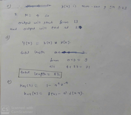 c) 4 so nen] is non-aro g sn 223 8 = 4 so output will start output will and from 13 cut 27 and (n) = hing * nin). total lengt