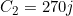 \small C_2 = 270j