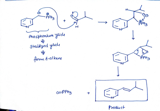 6 pha . Phosphonium Ylice staltized gliche form E-alkene a=P Pha product