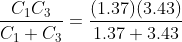 C1C3 1.37)(3.43) C1C3 1.37 +3.43